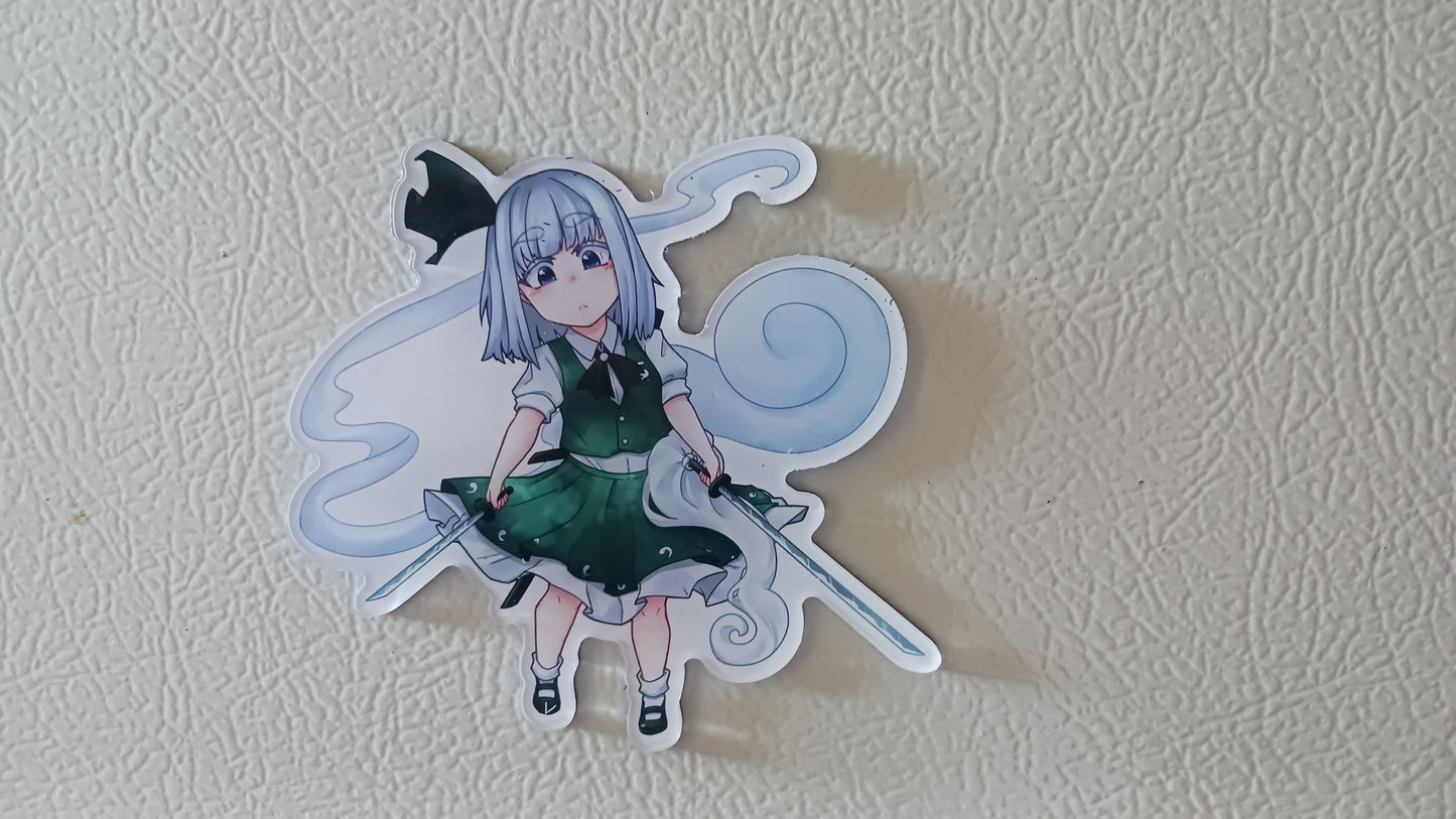 4" Magnet - Youmu Konpaku