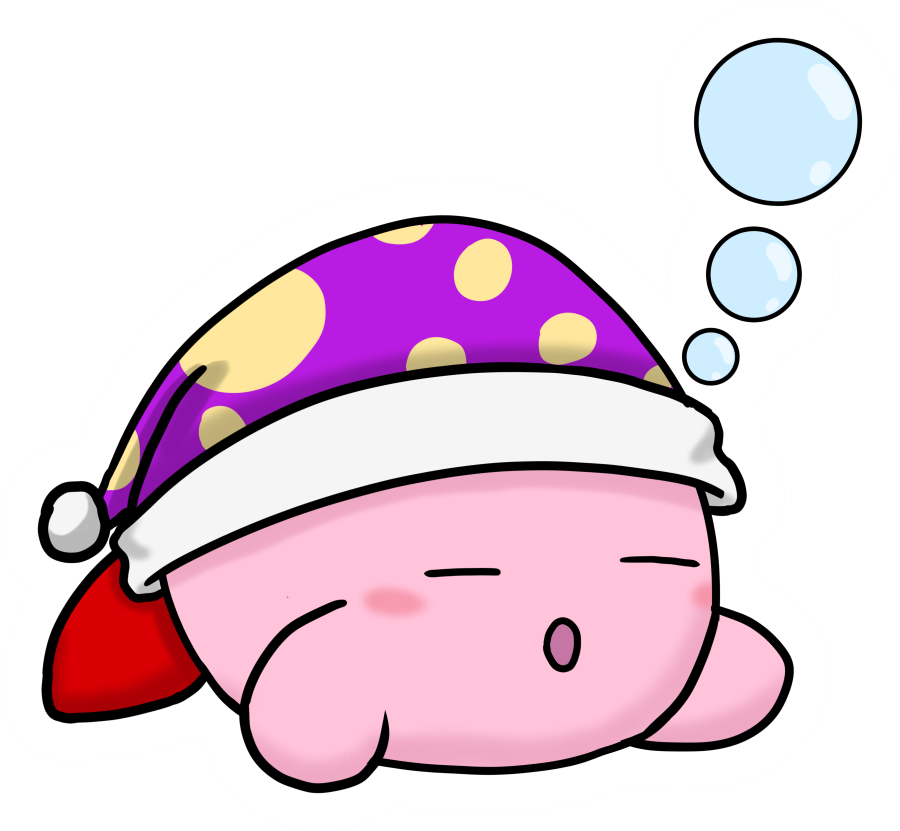 Sleep Kirby 3" Magnet