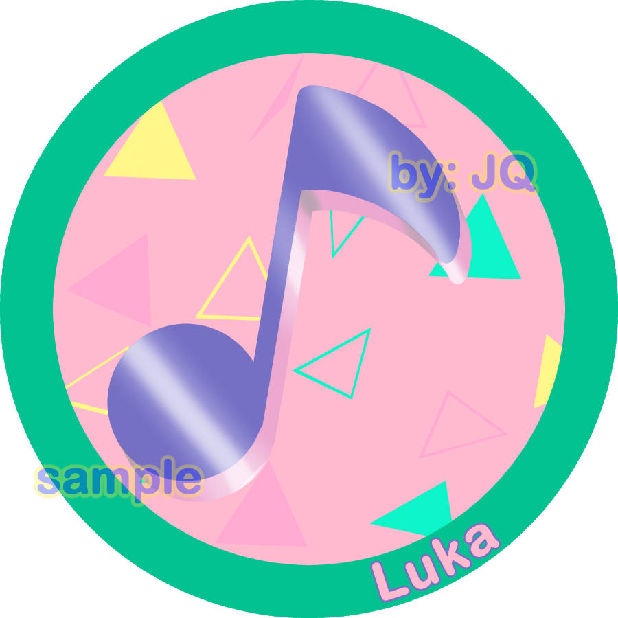 Project Sekai/Vocaloid Stickers: Miku/Luka 3" Round Sticker Set (+Bonus!)