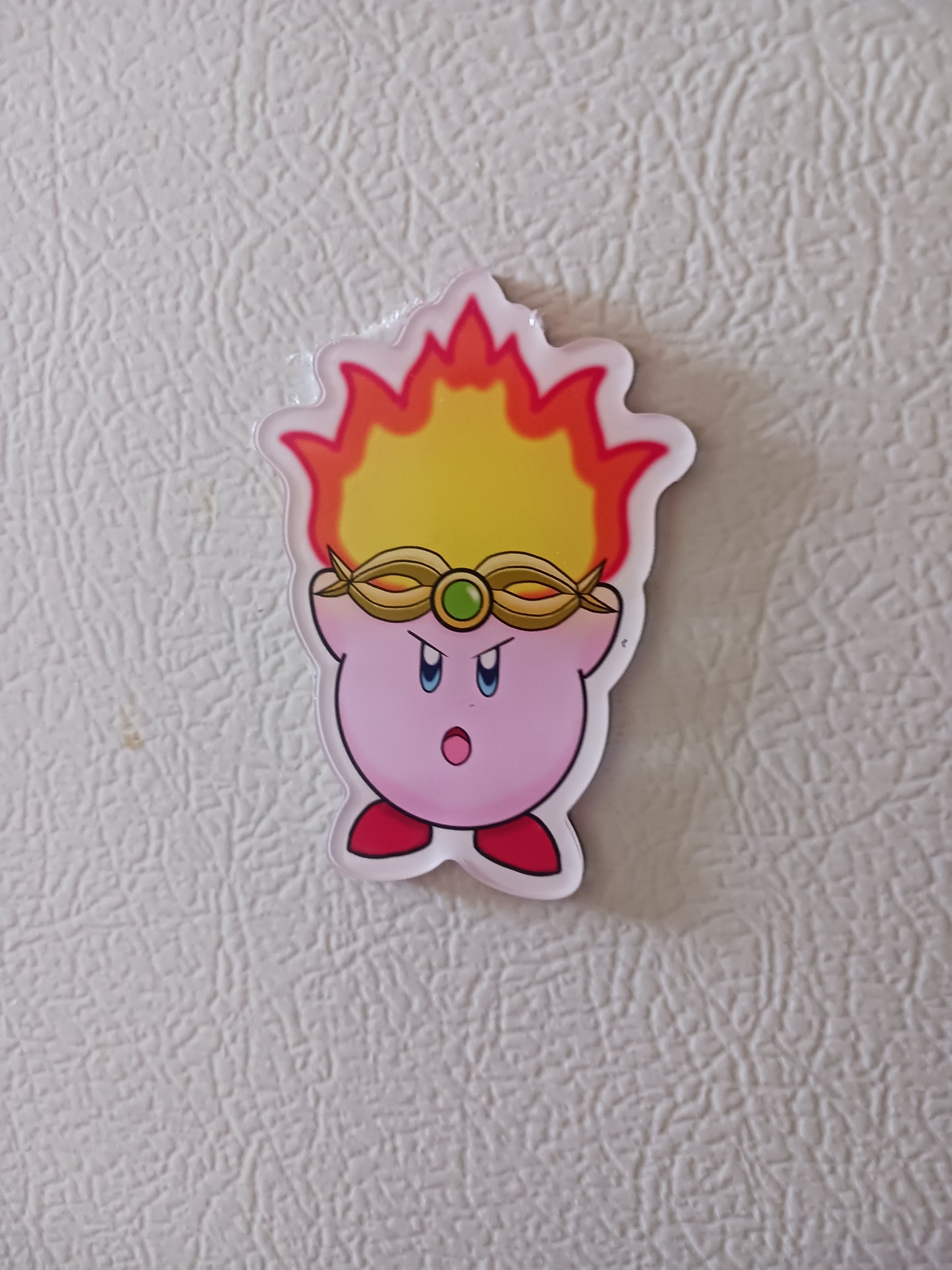 Fire Kirby 3" Magnet