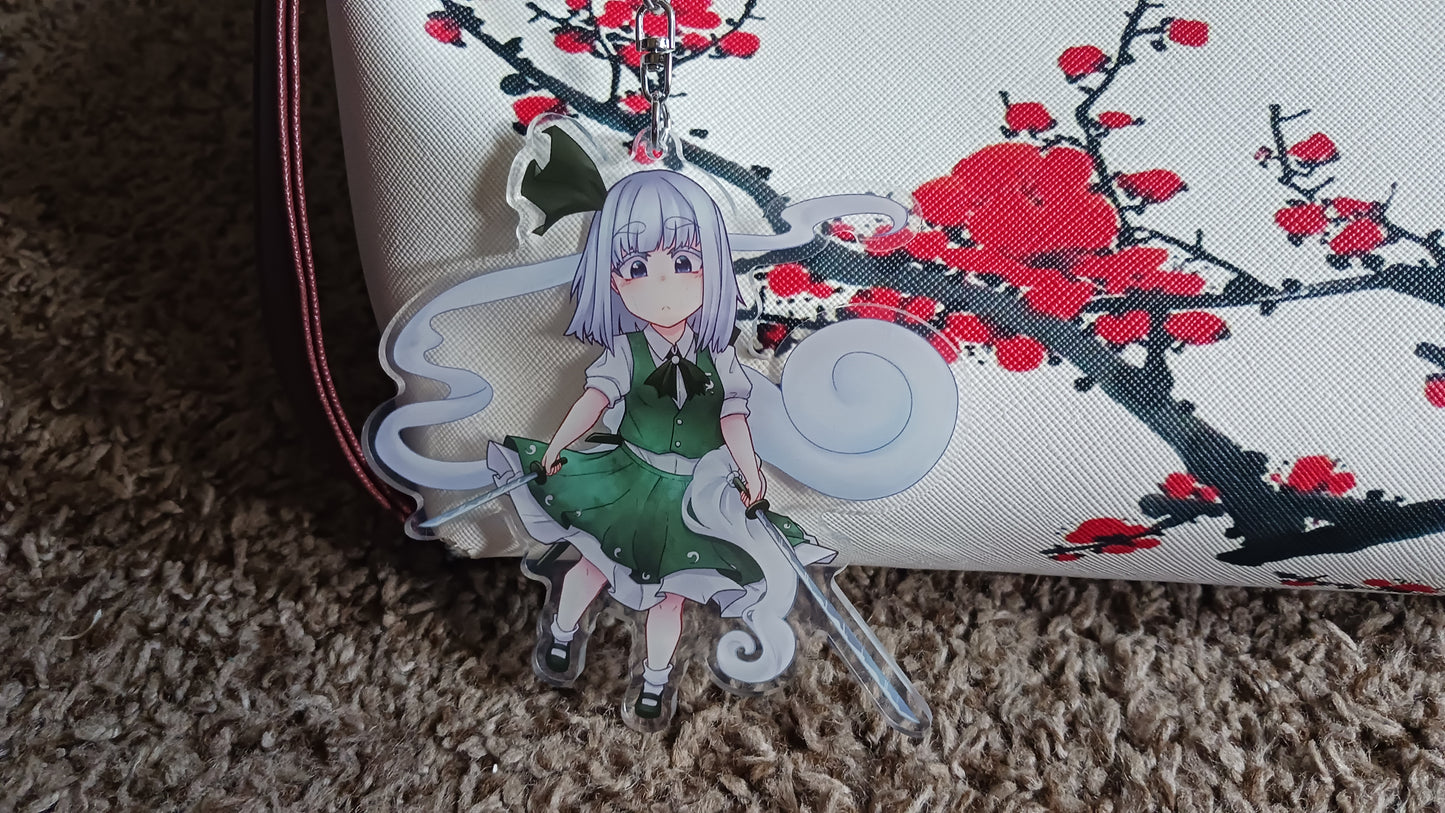 4" Keychain - Youmu Konpaku
