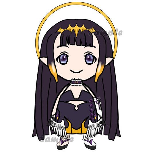 Chubby Chibis - Ninomae Ina'nis Sticker