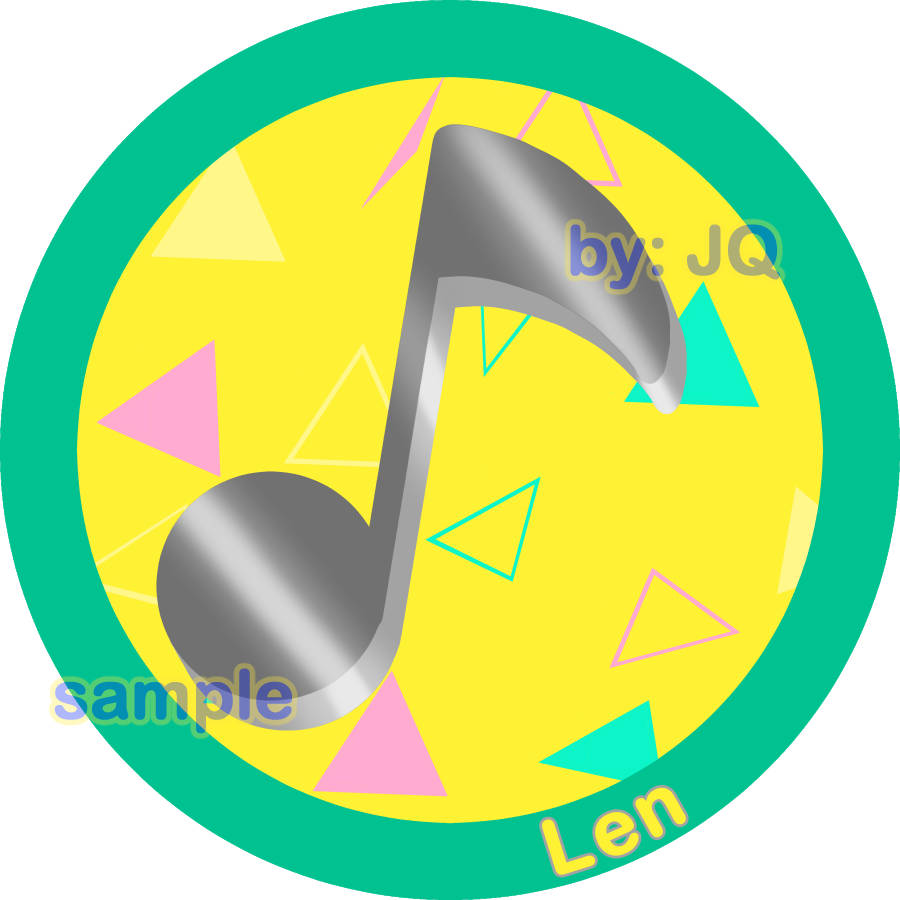 Project Sekai/Vocaloid Stickers:  Rin/Len 3" Round Sticker Set (+Bonus!)