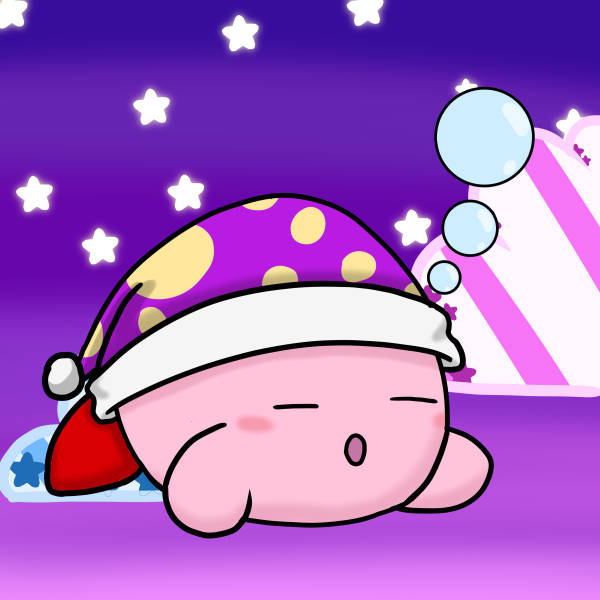 Sleep Kirby 3" Magnet